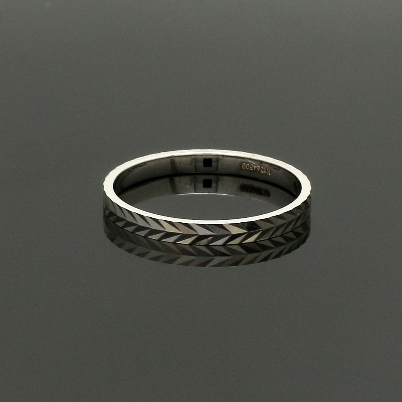 2mm Designer Japanese Platinum Women's Ring JL PT 1339   Jewelove