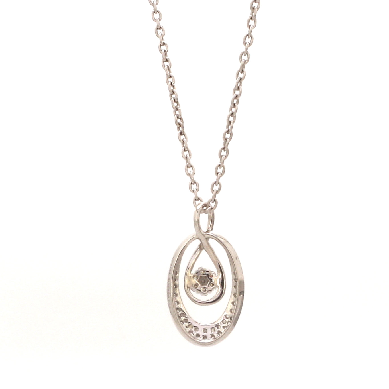 Platinum with Diamond Pendant Set for Women JL PT P 2444