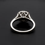 Load image into Gallery viewer, 70-Pointer Solitaire Platinum Double Halo Diamond Spilt Shank Ring JL PT 1268
