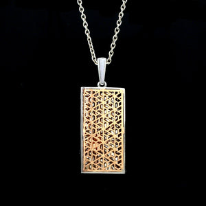 Men of Platinum | Pendant for Men with Rose Gold JL PT P 244   Jewelove.US