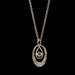 Load image into Gallery viewer, Platinum with Diamond Pendant Set for Women JL PT P 2444
