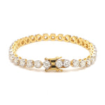 Load image into Gallery viewer, 18-Pointer Diamond Tennis Bracelet 18K White Gold JL AU 755
