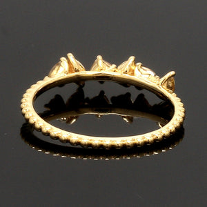 18K Yellow Gold Ring with Yellow Diamond JL AU 127