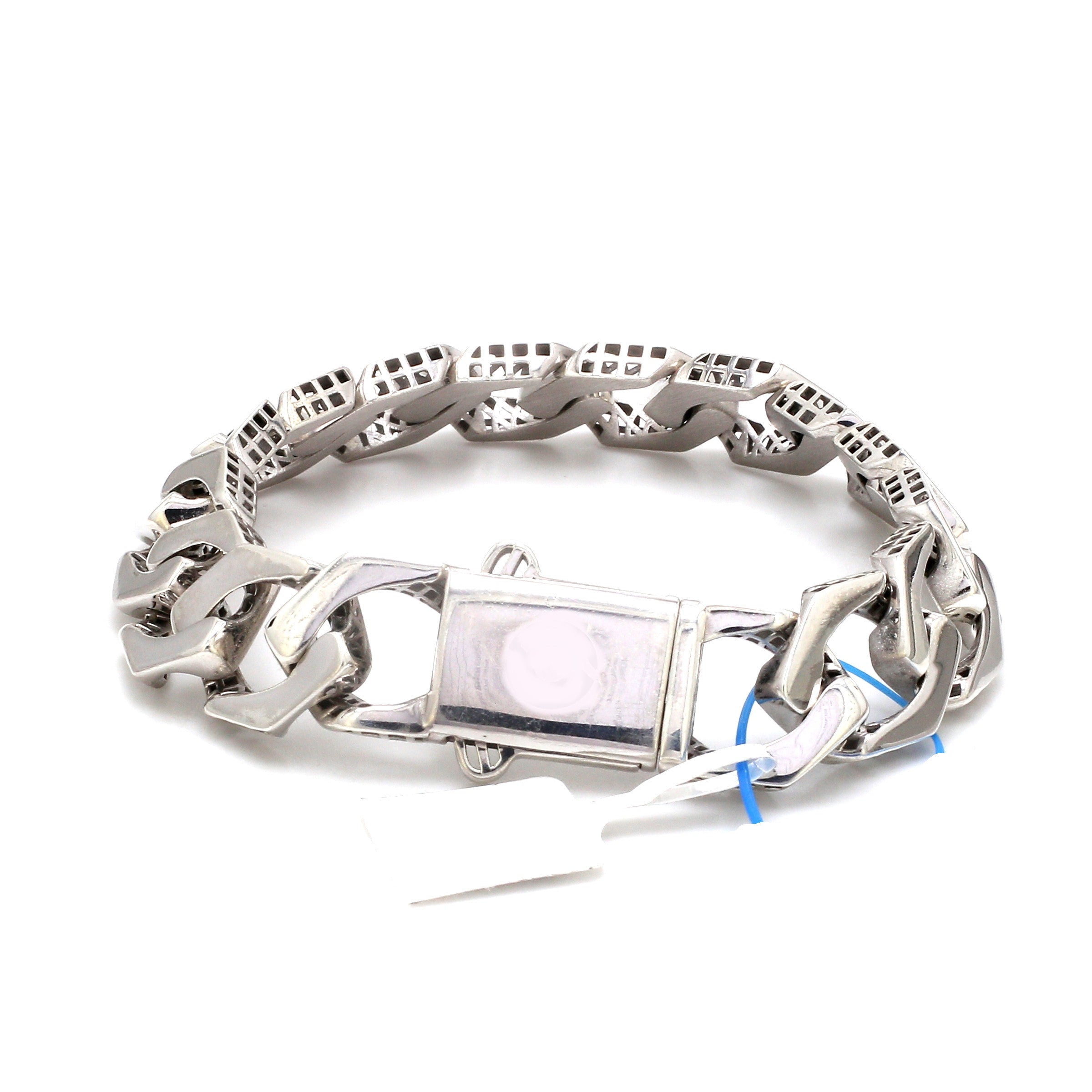 Men of Platinum | 14mm Double Side Heavy Bracelet for Men JL PTB 1379