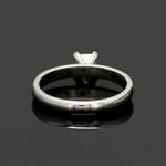 Load image into Gallery viewer, 1 to 5 Carat Princess Cut Lab Grown Solitaire Platinum Engagement Ring JL PT RS PR LG-123
