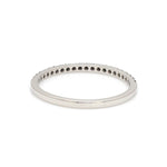 Load image into Gallery viewer, Thin Half Eternity Black Diamond Ring in Platinum JL PT 284-BD

