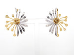 Load image into Gallery viewer, 18K Yellow Gold Earrings with Natural Fancy Yellow &amp; White Diamonds JL AU E 102
