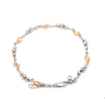 Load image into Gallery viewer, Designer Platinum &amp; Rose gold Bracelet with Diamond Cut Balls JL PTB 1214   Jewelove.US
