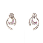 Load image into Gallery viewer, Platinum Ruby Earrings for Women JL PT E NL8636R
