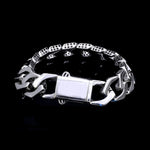 Load image into Gallery viewer, Men of Platinum | 14mm Double Side Heavy Bracelet for Men JL PTB 1379
