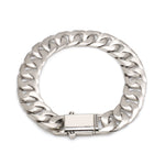Load image into Gallery viewer, Men of Platinum | 11.75mm Heavy Platinum Bracelet JL PTB 1338
