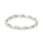 Load image into Gallery viewer, Plain Platinum Rope Ring for Women JL PT 1386
