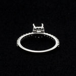 Load image into Gallery viewer, Platinum Solitaire Mounting with Diamond Shank Ring for Women JL PT 1266-Mounting
