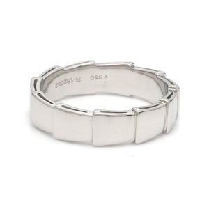 Plain Platinum Ring for Men JL PT 1392