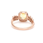Load image into Gallery viewer, 1.75cts. Yellow Sapphire 18K Rose Gold Diamond Ring for Women JL AU 1356R   Jewelove
