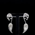 Load image into Gallery viewer, Designer Platinum Diamond Earrings for Women JL PT E 345
