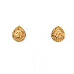 Load image into Gallery viewer, Natural Fancy Color Yellow Diamond  Pear Shape Double Halo 18K Gold Earrings JL AU E 336Y   Jewelove
