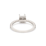 Load image into Gallery viewer, Platinum Solitaire Mounting with Diamond Shank Ring for Women JL PT 1266-Mounting
