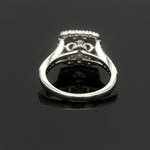 Load image into Gallery viewer, 30-Pointer Solitaire Platinum Double Halo Diamond Spilt Shank Ring JL PT 0015-Z   Jewelove.US
