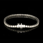 Load image into Gallery viewer, 18-Pointer Diamond Tennis Bracelet 18K White Gold JL AU 755
