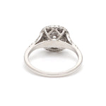 Load image into Gallery viewer, 70-Pointer Solitaire Platinum Double Halo Diamond Spilt Shank Ring JL PT 1268
