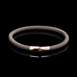 Load image into Gallery viewer, 5mm Platinum &amp; Rose Gold Bracelet for Men JL PTB 1087-RG
