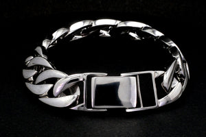 Platinum Heavy Bracelet for Men JL PTB 1183   Jewelove.US