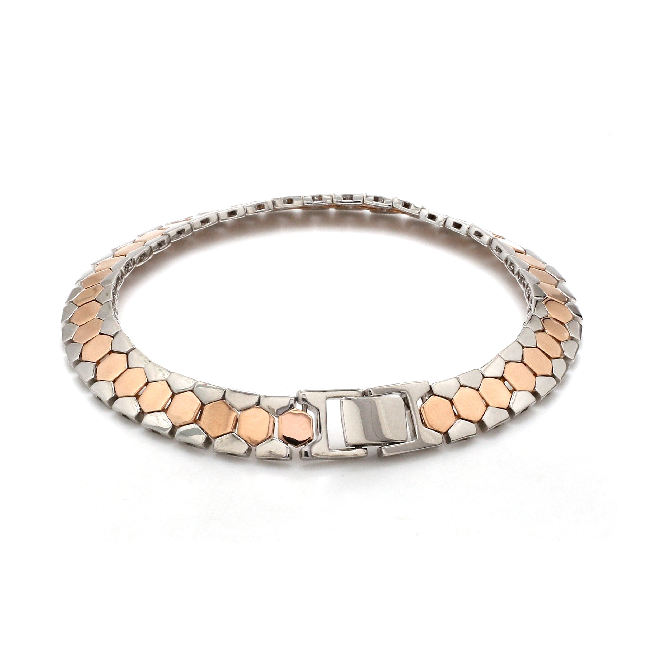 Men of Platinum | 8.5mm Rose Gold Bracelet for Men JL PTB 1282
