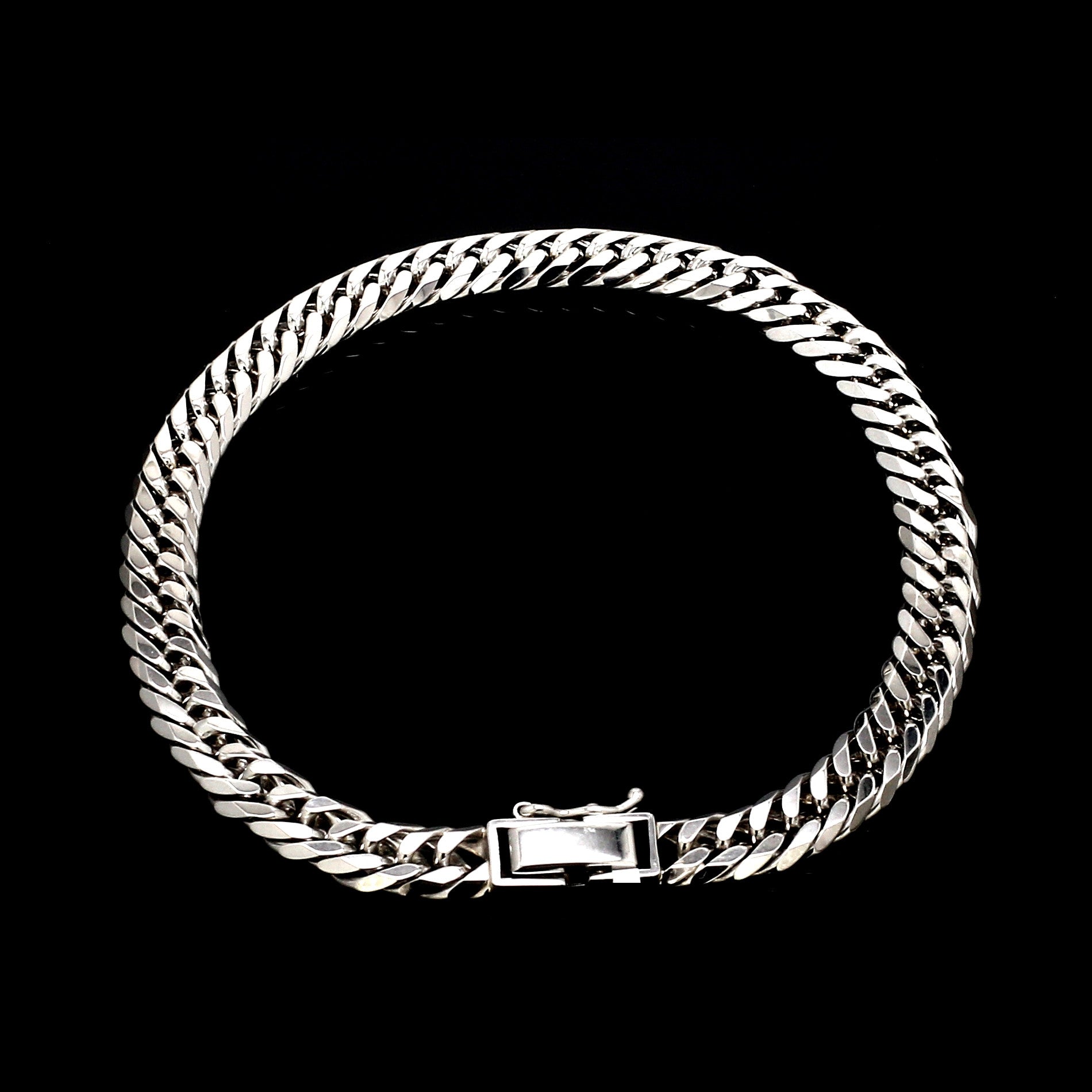 6.5mm Japanese Platinum Cuban Bracelet for Men JL PTB 1176-B