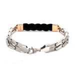 Load image into Gallery viewer, Men of Platinum | Rose Gold Bracelet for Men JL PTB 1259
