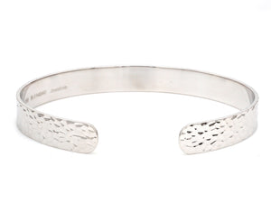 Open Hammered Platinum Kada for Men JL PTB 776-A