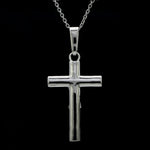 Load image into Gallery viewer, Platinum Jesus Christ Cross Pendant JL PT P 374
