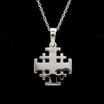 Load image into Gallery viewer, Platinum Jerusalem Cross Pendant JL PT P 304   Jewelove.US
