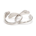 Load image into Gallery viewer, Platinum Hug Unisex Ring JL PT 938
