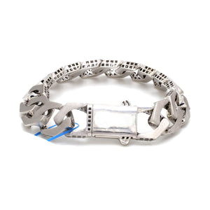 Men of Platinum | 14mm Double Side Heavy Bracelet for Men JL PTB 1379