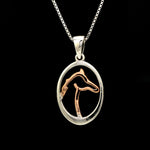 Load image into Gallery viewer, Platinum Rose Gold Unisex Pendant JL PT P 363
