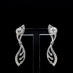Load image into Gallery viewer, Designer Platinum Diamond Earrings for Women JL PT E 344
