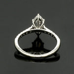 Load image into Gallery viewer, Marquise Cut Solitaire Diamond Shank Platinum Lab Grown Diamond Ring JL PT 19019-LGD
