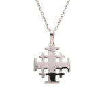 Load image into Gallery viewer, Platinum Jerusalem Cross Pendant JL PT P 304   Jewelove.US
