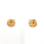 Load image into Gallery viewer, 18K Yellow Diamond Cut Balls Gold Earrings JL AU E 01   Jewelove.US
