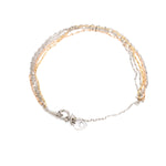 Load image into Gallery viewer, Japanese 5 Line Platinum &amp; Rose gold Fantasy Light Weight Adjustable Bracelet JL PTB 1369

