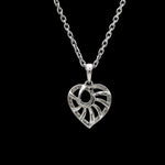 Load image into Gallery viewer, Evara Platinum Diamonds Heart Pendant JL PT P 328   Jewelove.US
