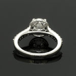 Load image into Gallery viewer, 1.5-Carat Solitaire Lab Grown Diamond Accents Platinum Engagement Ring JL PT LG 977-B
