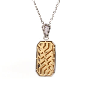 Men of Platinum | Pendant for Men with Rose Gold JL PT P 285   Jewelove.US