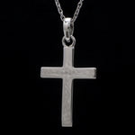 Load image into Gallery viewer, Plain Platinum Cross Pendant JL PT P 243   Jewelove
