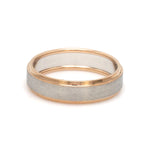 Load image into Gallery viewer, Platinum Love Bands with Rose Gold Ring JL PT 1408

