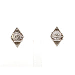 Load image into Gallery viewer, Evara Platinum Rose Gold Diamond with Blue Sapphire Earrings for Women JL PT E 366
