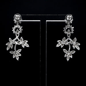 Designer Platinum Diamond Earrings for Women JL PT E 343