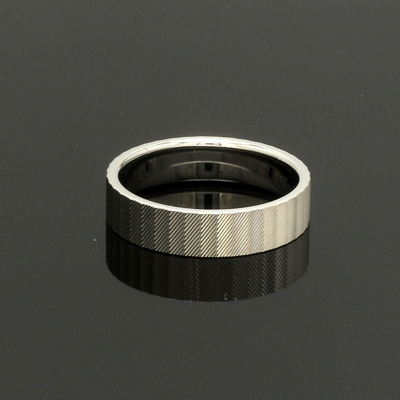 Platinum Unisex Couple Rings with Unique Texture JL PT 1333  Men-s-Ring-only Jewelove.US