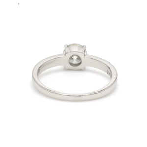 30-Pointer Solitaire Platinum Engagement Ring JL PT 1269   Jewelove.US